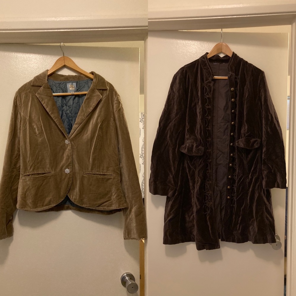 Velvet jackets